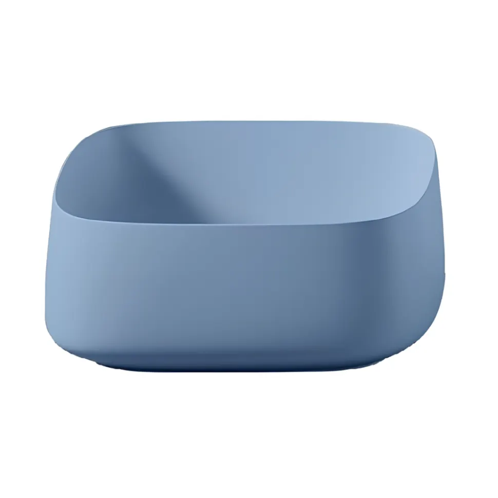 Раковина Artceram Cognac Quadro накладная цвет avio COL007 38 00 — фото 2, Раковины накладные