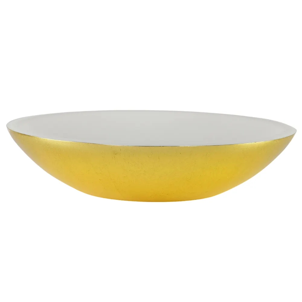 Товар: ARENA Раковина накладная круглая D46 см, белая/золото, ГЛЯНЦЕВАЯ 31565 - фото 2 ARENA Раковина накладная круглая D46 см, белая/золото, ГЛЯНЦЕВАЯ 31565 — фото 2, Раковины накладные