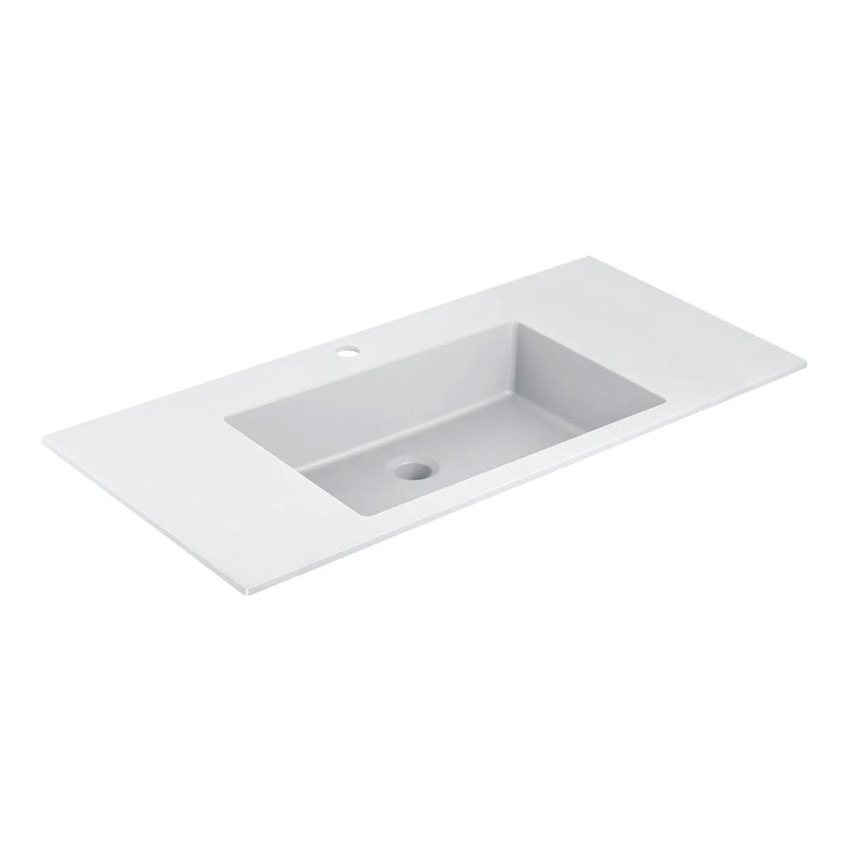 Товар: Раковина VCB-13100W из искусственного камня, цвет белый - фото 2 Раковина VCB-13100W из искусственного камня, цвет белый — фото 2, Раковины