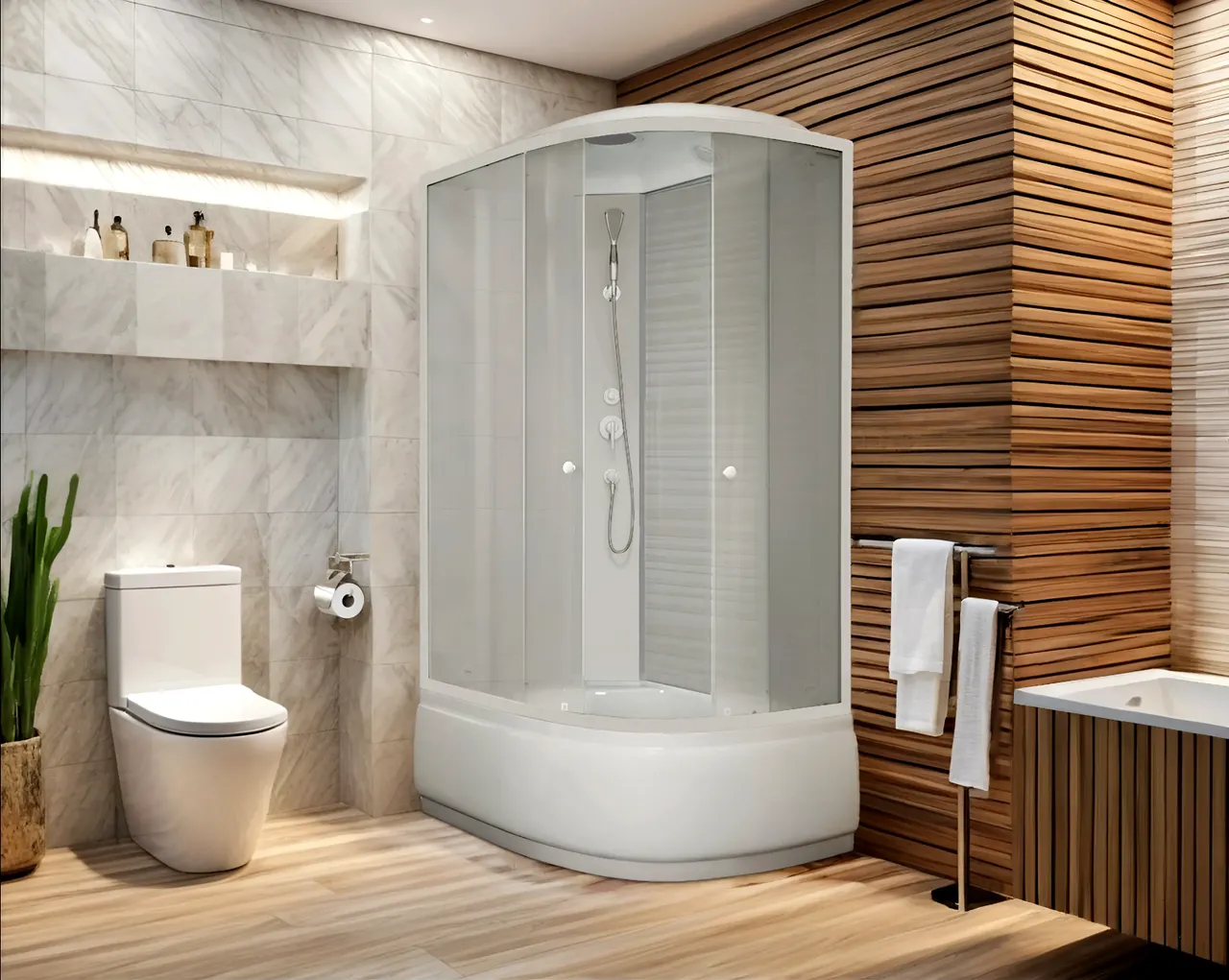 Товар: Кабина EF1221L душевая PARLY - фото 1 Кабина EF1221L душевая PARLY — фото 1, Душевые кабины