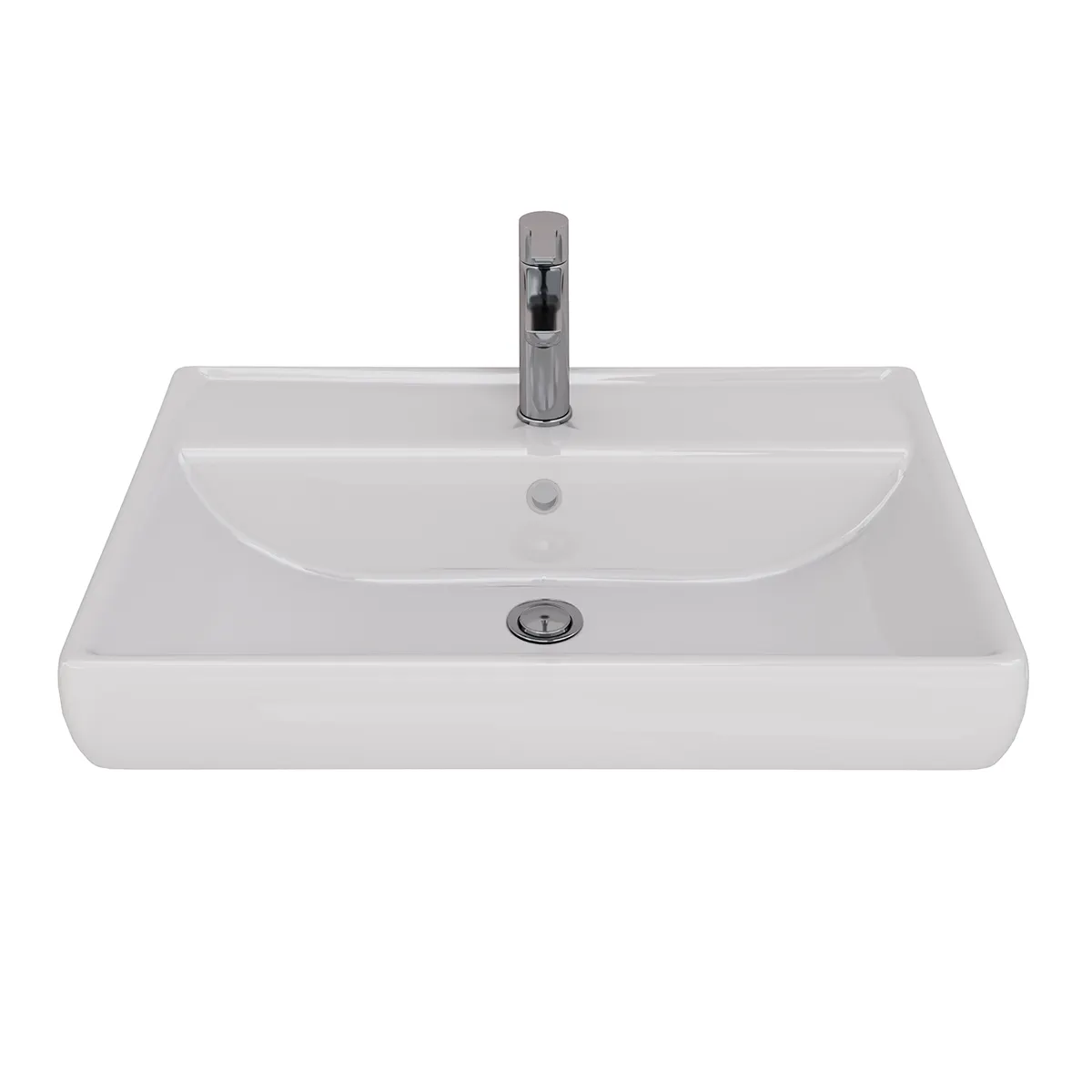 Раковина керамическая "Q70" 191645 — фото 1, Раковины