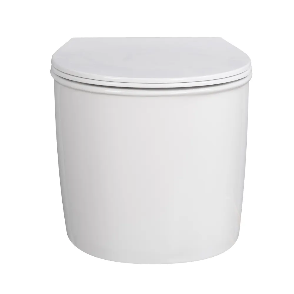 Товар: Унитаз ABBER Bequem AC1127 подвесной белый, безободковый, смыв торнадо и струйный смыв - фото 7 Унитаз ABBER Bequem AC1127 подвесной белый, безободковый, смыв торнадо и струйный смыв — фото 7, Подвесные унитазы