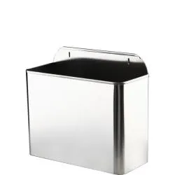 Товар: Контейнер для мусора на 11 литров настенный из нержавеющей стали 14098.2.S - фото 1 Контейнер для мусора на 11 литров настенный из нержавеющей стали 14098.2.S — фото 1, Мусорные ведра