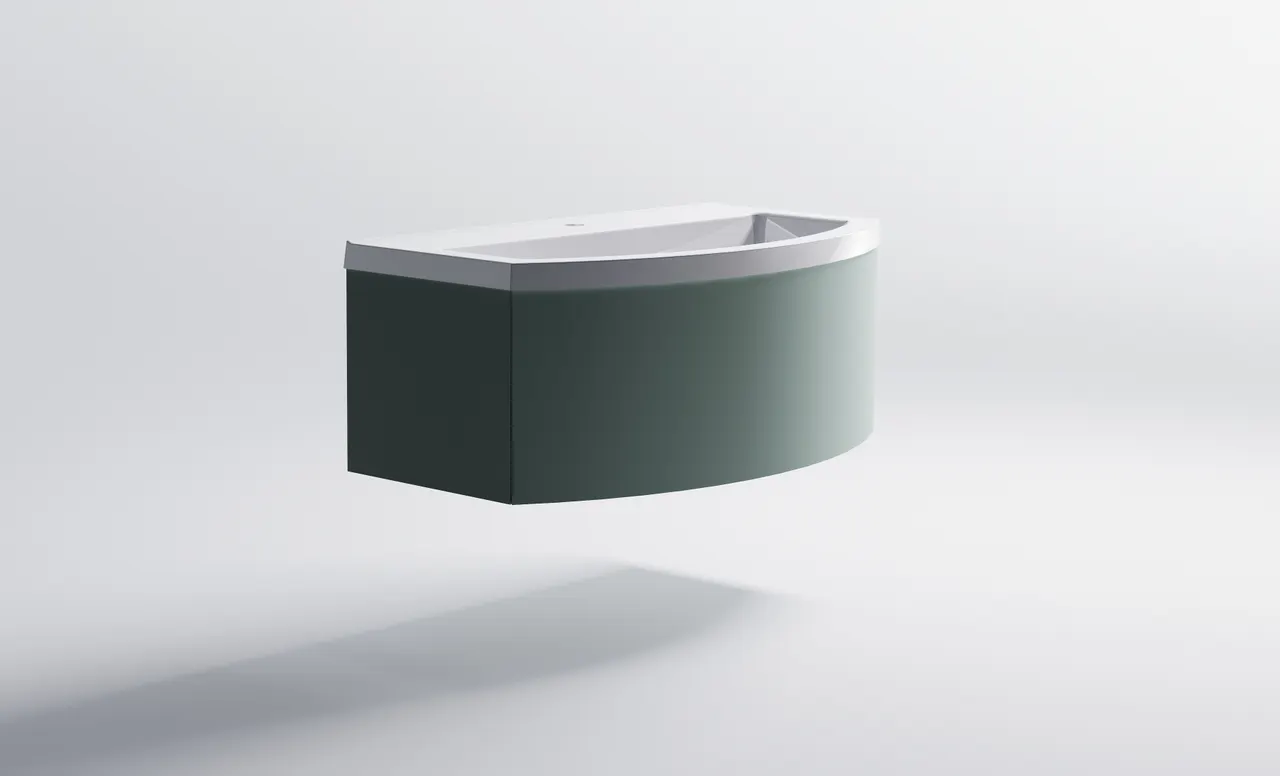 Товар: Нижний шкаф Венеция2.0 80 с 1 ящиком зеленый (NCS S 3005-B80G матовый) + Раковина "Венеция 80" 3100003ncss3005-b80g+04010022 - фото 4 Нижний шкаф Венеция2.0 80 с 1 ящиком зеленый (NCS S 3005-B80G матовый) + Раковина "Венеция 80" 3100003ncss3005-b80g+04010022 — фото 4, Тумбы с раковиной