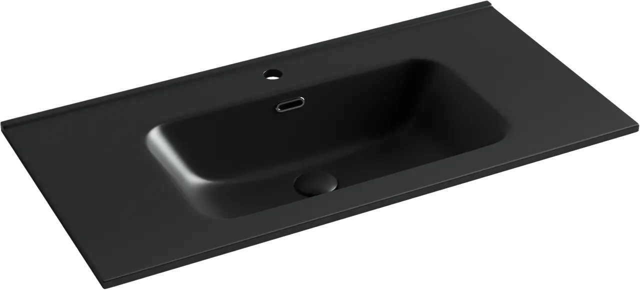 Товар: Умывальник накладной прямоугольный (цвет Черный Матовый) Element 910*465*180мм CN7002MB - фото 2 Умывальник накладной прямоугольный (цвет Черный Матовый) Element 910*465*180мм CN7002MB — фото 2, Мини-раковины