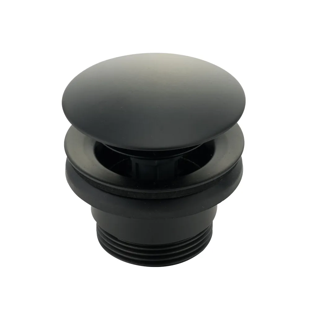 RICAMBI Донный клапан "click-clack" под перелив, черный матовый 30848 — фото 2, Донные клапаны