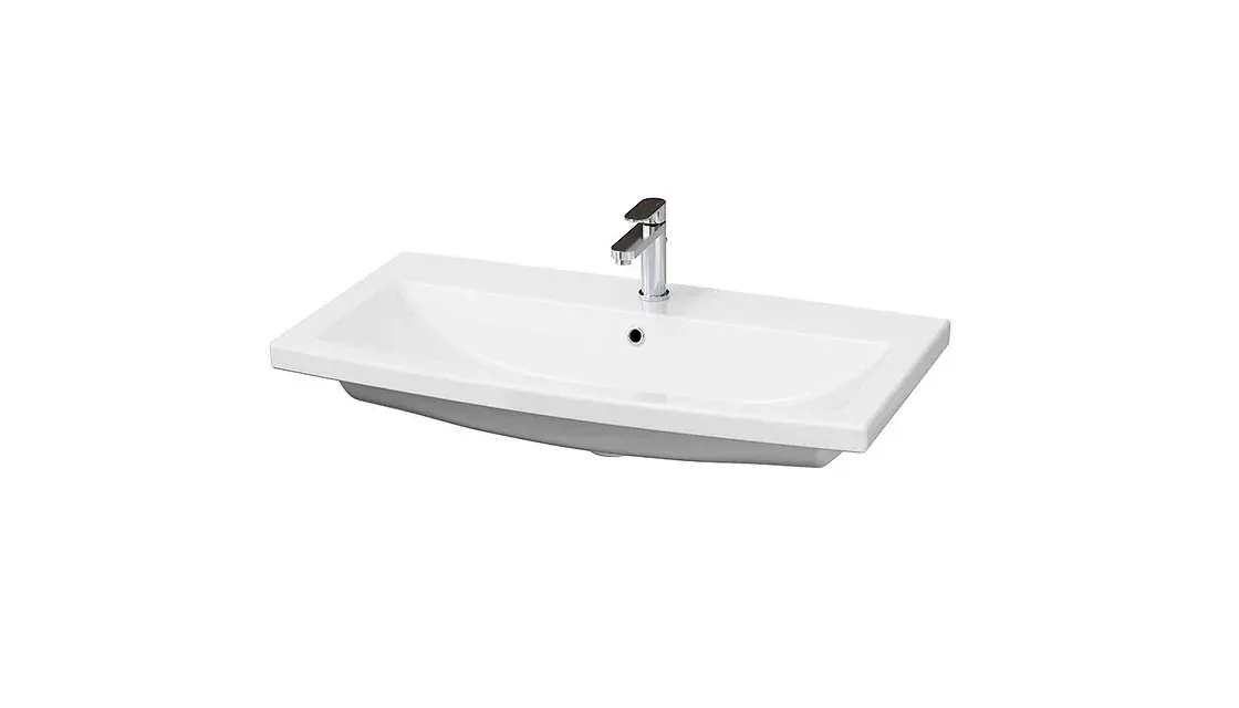 Товар: Раковина Cersanit Como S-UM-COM80/1, 80 см - фото 1 Раковина Cersanit Como S-UM-COM80/1, 80 см — фото 1, Раковины