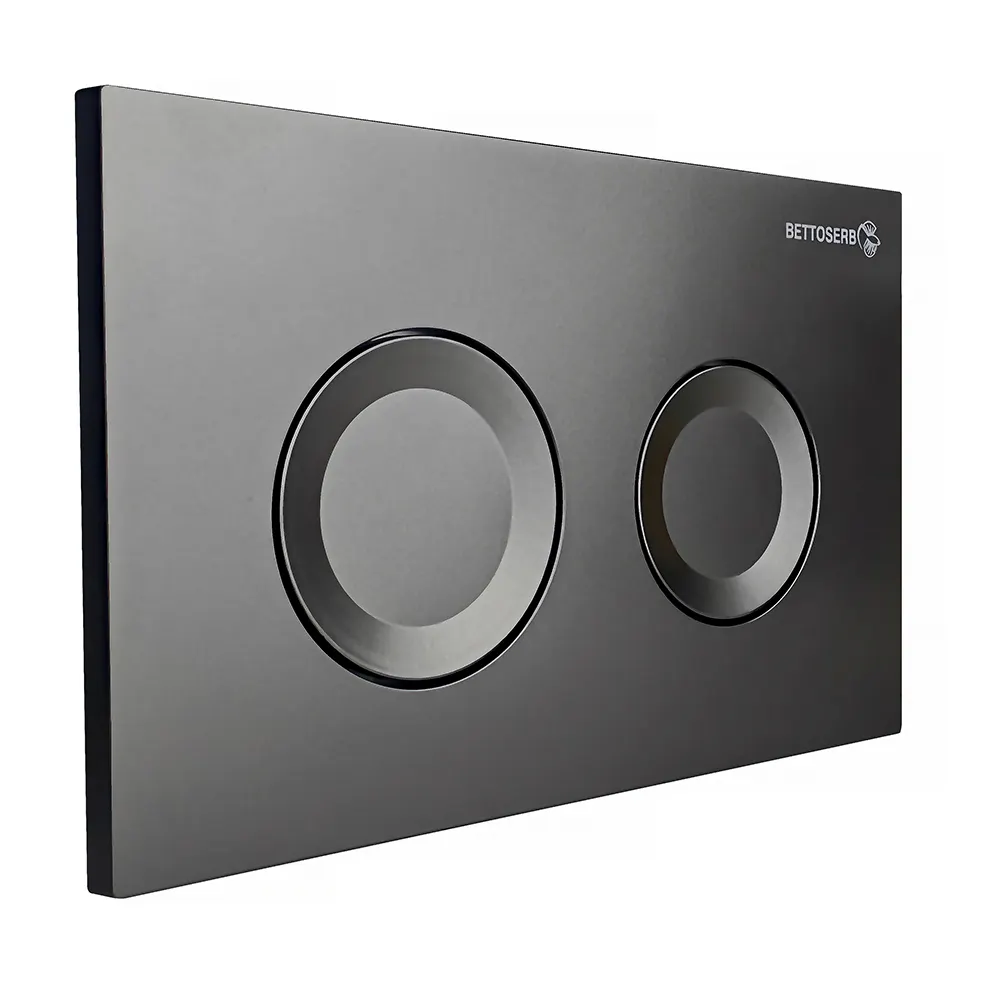Товар: Клавиша смыва BETTOSERB графит матовый COOL 40006442 - фото 1 Клавиша смыва BETTOSERB графит матовый COOL 40006442 — фото 1, Кнопки смыва