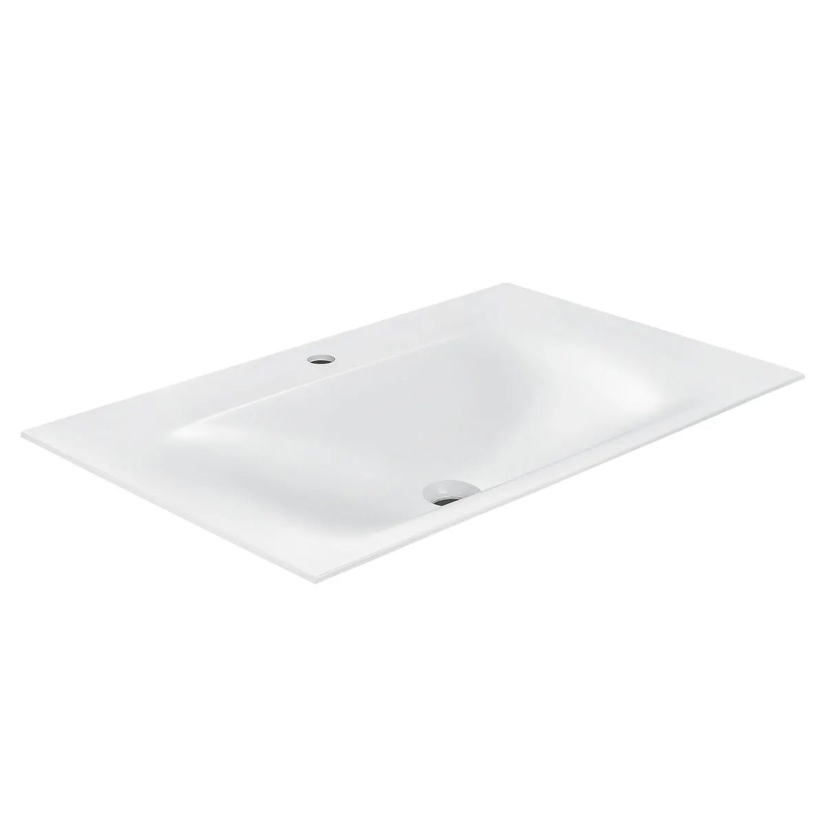 Раковина VCB-1F800W из искусственного камня, цвет белый — фото 3, Раковины