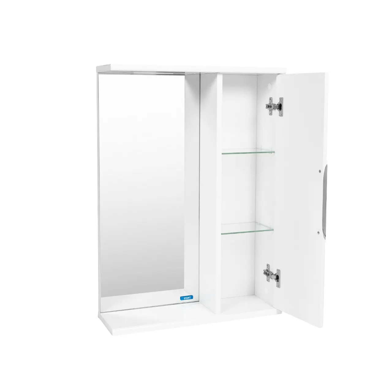 Товар: Зеркало со шкафом VIANT ЛИМА 50 подвесное белый (VLIM50-ZSH) - фото 2 Зеркало со шкафом VIANT ЛИМА 50 подвесное белый (VLIM50-ZSH) — фото 2, Зеркальные шкафы в ванную