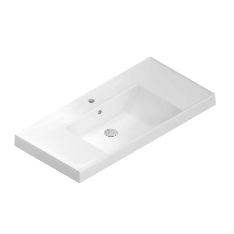 Товар: Раковина на тумбу La Fenice Cubo CU.NN.100 - фото 1 Раковина на тумбу La Fenice Cubo CU.NN.100 — фото 1, Раковины