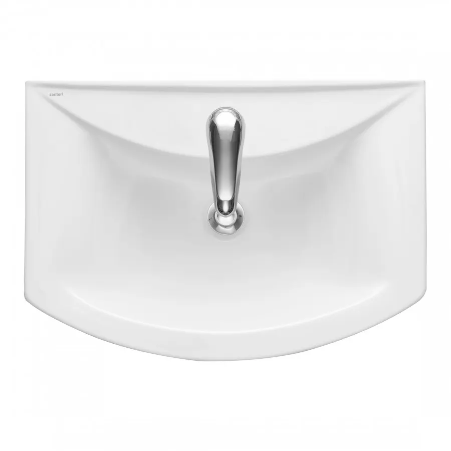 Умывальник мебельный "Грация" 60 см. с отв., 1 сорт SANTERI 131203S0011B0 — фото 1, Раковины