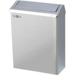 Товар: Контейнер для мусора настенный из нержавеющей стали матовый 23 л. С крышкой 14078.S - фото 1 Контейнер для мусора настенный из нержавеющей стали матовый 23 л. С крышкой 14078.S — фото 1, Мусорные ведра