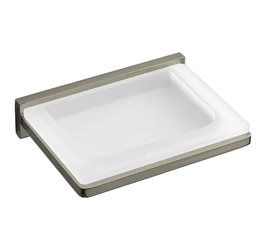 Мыльница COLOMBO DESIGN LOOK B1601.HPS1 настенная цвет нержавеющая сталь — фото 3, Мыльницы