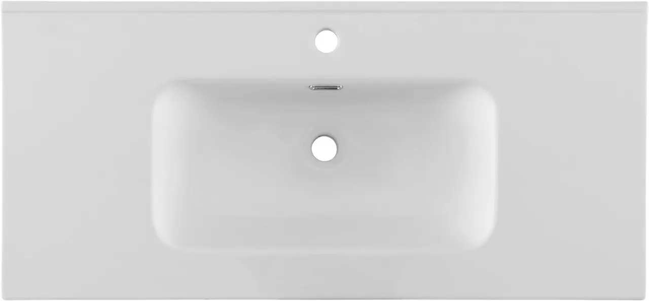 Раковина Aquanet Flat 100 белая матовая 00330426 — фото 2, Раковины