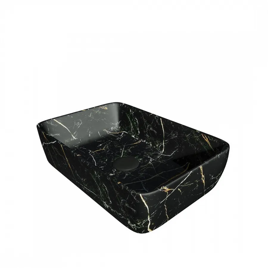 Раковина чаша Maretti UM13NS03-560MR, черный мрамор — фото 1, Раковины