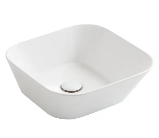 Раковина SIMAS WAVE накладная без отверстий цвет белый WA03 — фото 1, Раковины накладные
