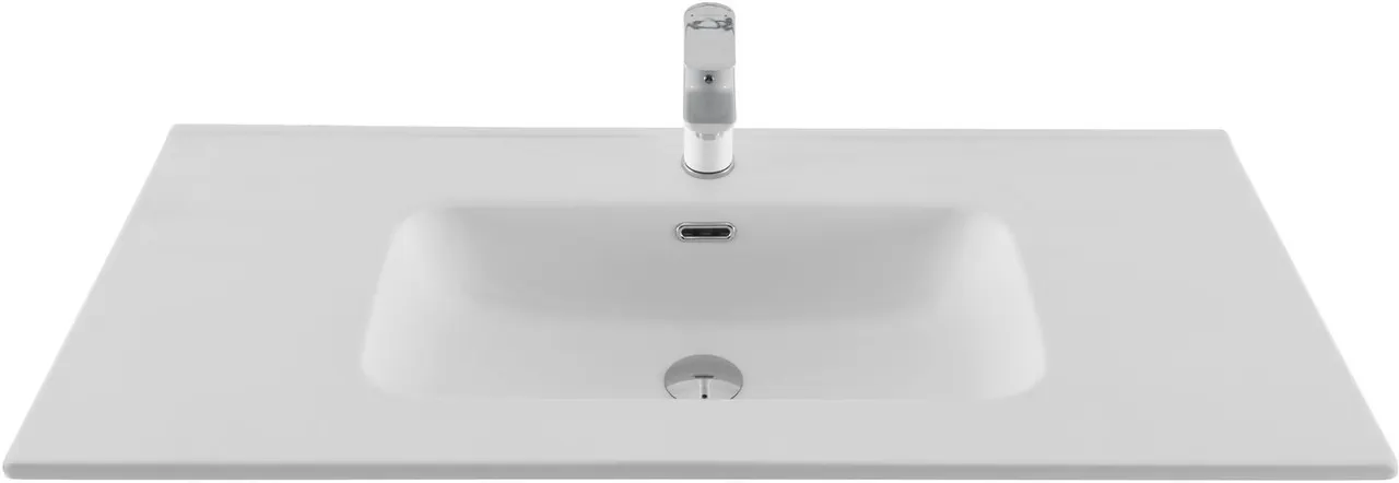 Раковина Aquanet Flat 100 белая матовая 00330426 — фото 1, Раковины