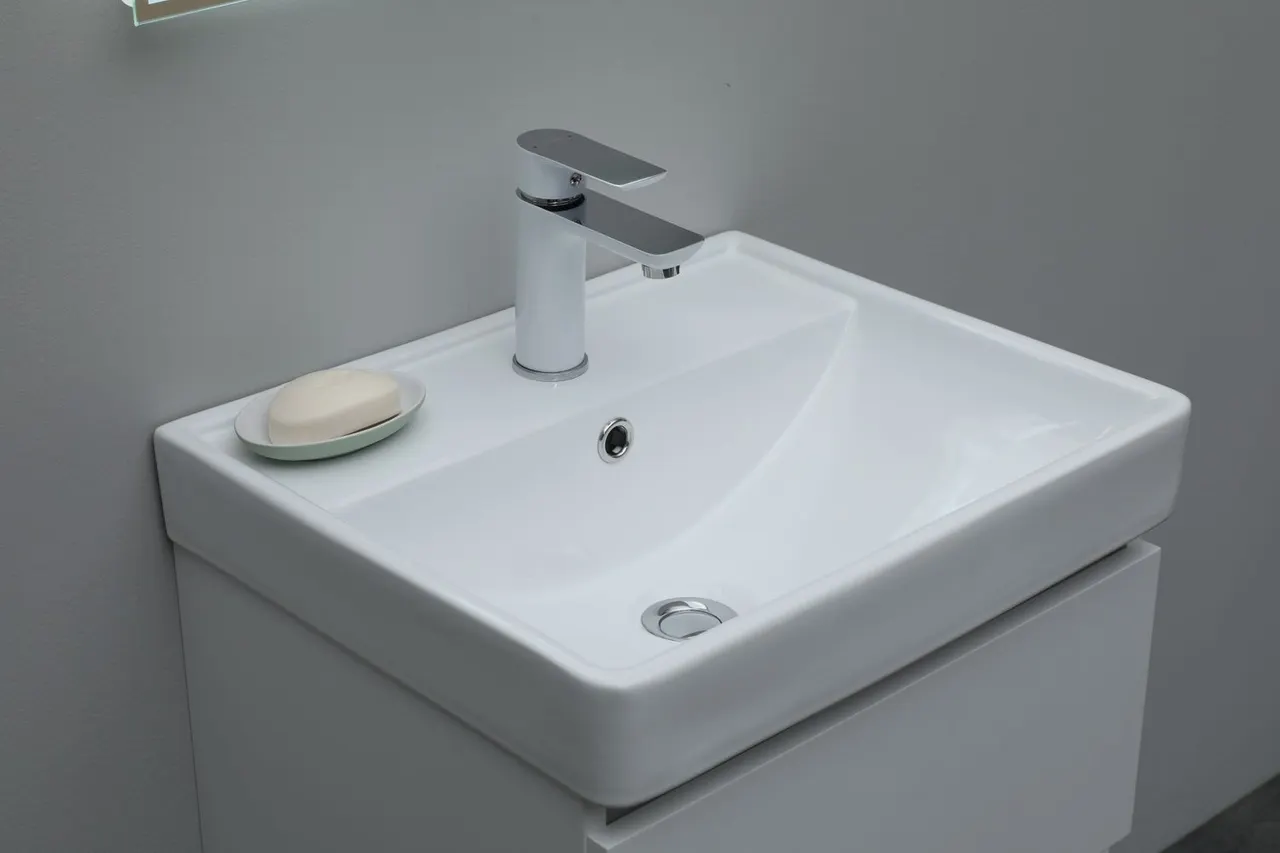 Товар: Раковина Aquanet Ирис 50 белая 00301802 - фото 13 Раковина Aquanet Ирис 50 белая 00301802 — фото 13, Раковины