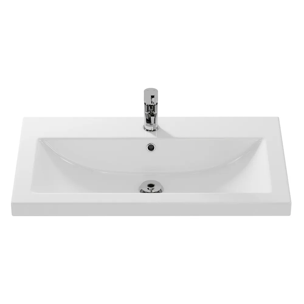 Товар: Раковина Cersanit Como UM-COM80/1, 80 см - фото 2 Раковина Cersanit Como UM-COM80/1, 80 см — фото 2, Раковины