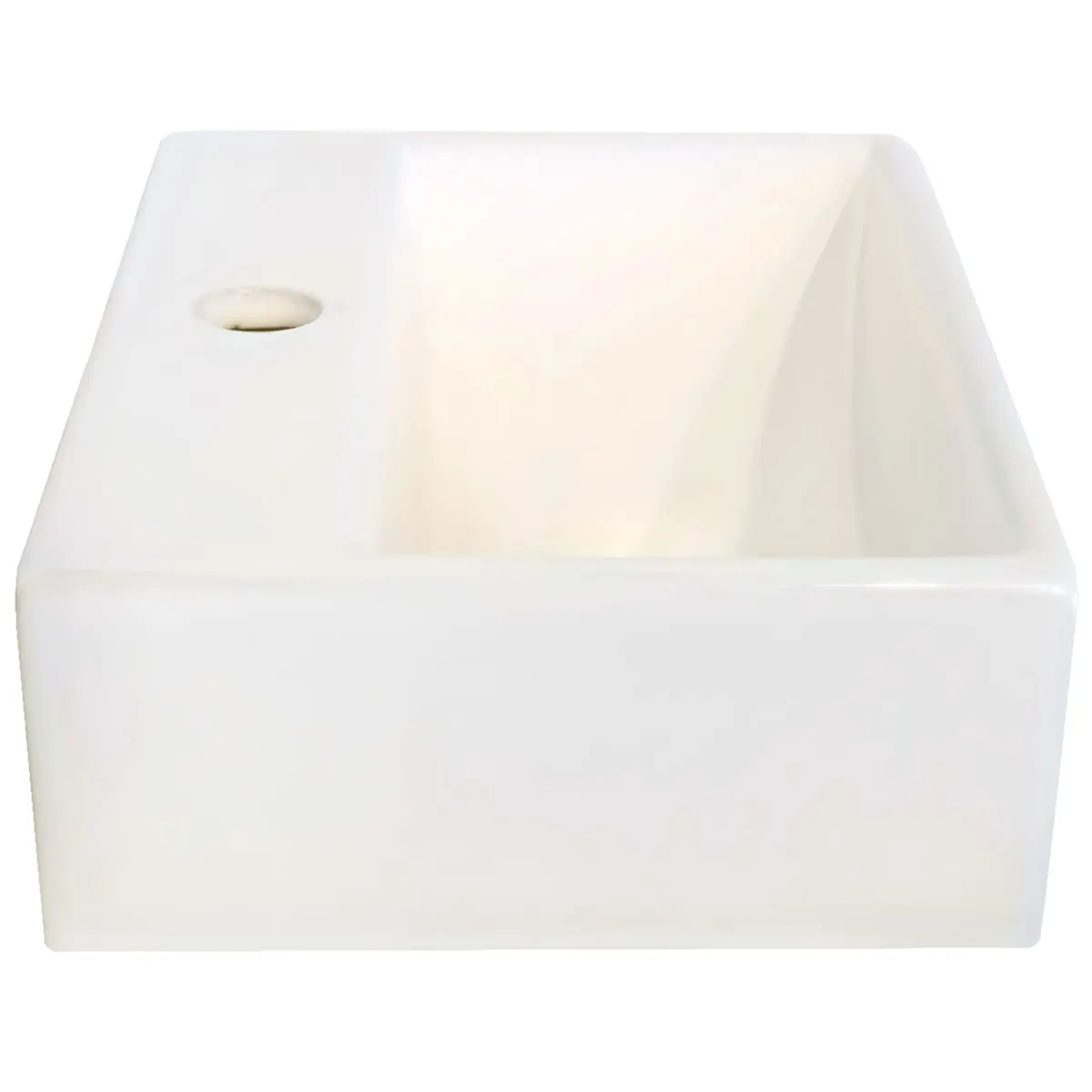 Раковина маленькая GS, 36,5x25x10,5 cm, белая керамика 32576 — фото 4, Раковины