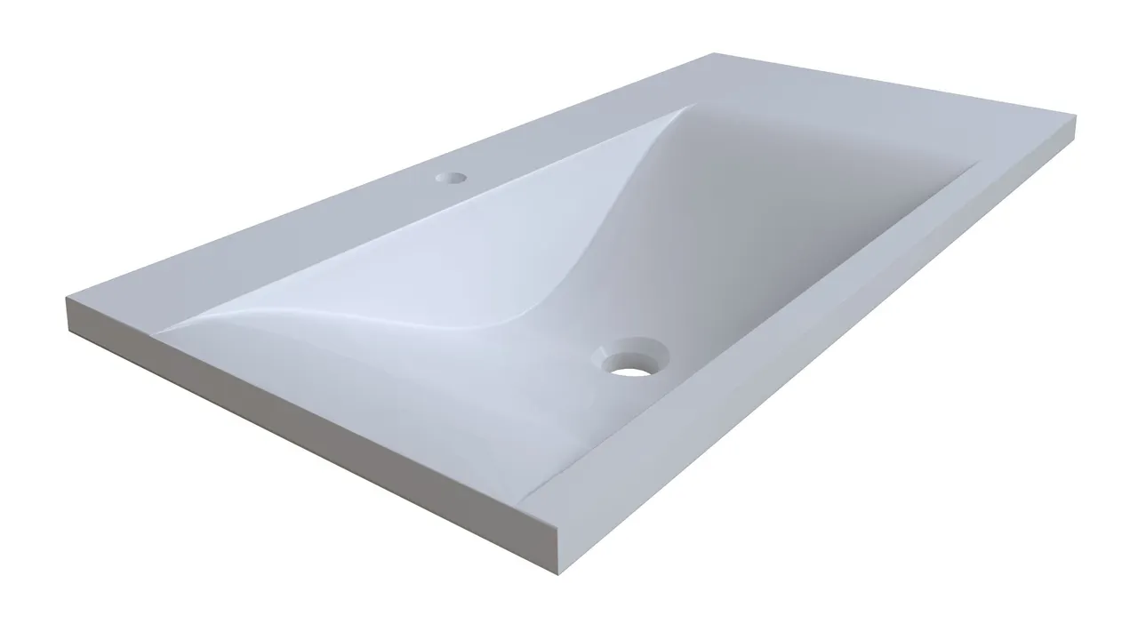 Раковина мебельная и на столешницу Pulsus 90 L 4627173210492 — фото 3, Раковины накладные