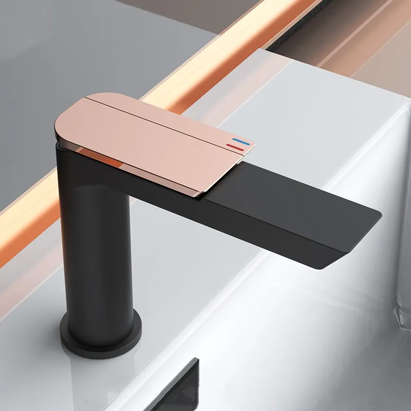 Товар: Смеситель COMO BG для раковины, черный, ручка цвет золото, BOCH MANN BM10784 - фото 1 Смеситель COMO BG для раковины, черный, ручка цвет золото, BOCH MANN BM10784 — фото 1, Смесители для раковины