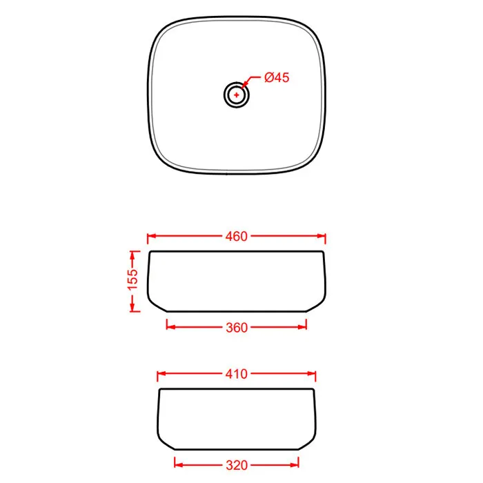 Раковина Artceram Cognac Quadro накладная без отверстий цвет Brown cocoa COL007 39 00 — фото 1, Раковины накладные