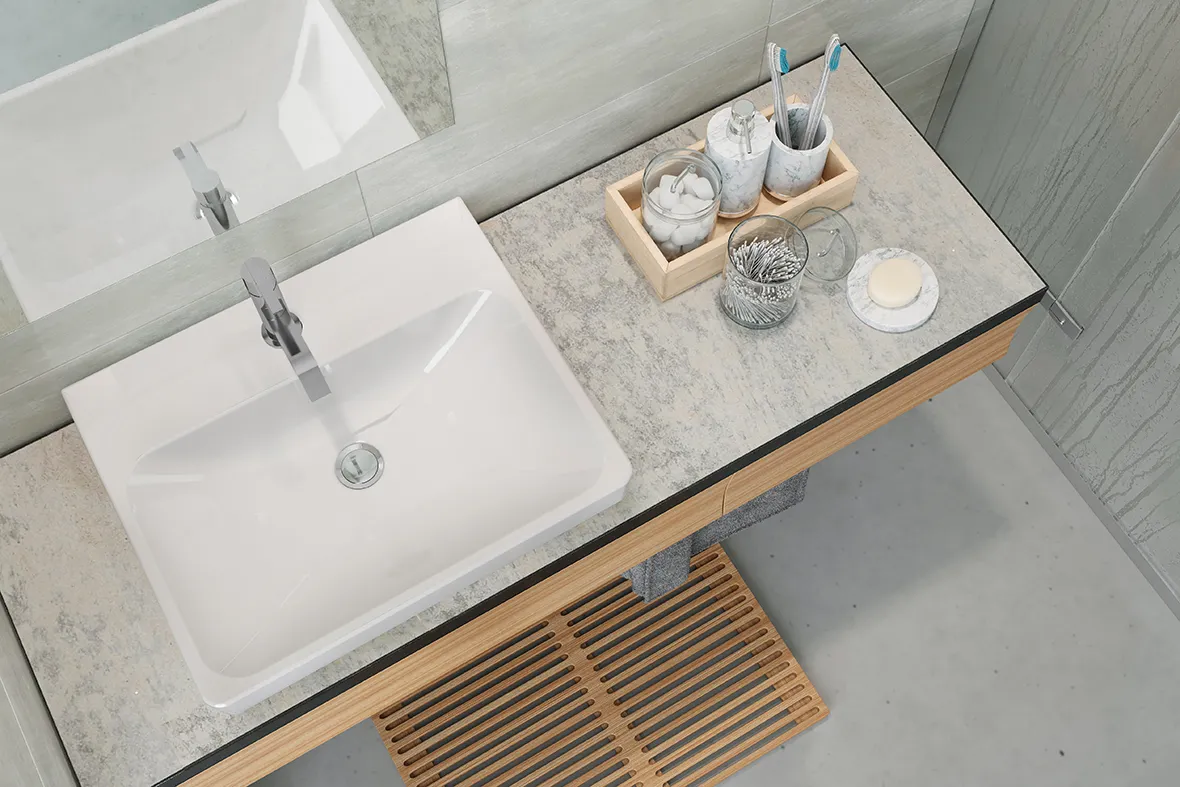 Раковина SANTEK Адриана 45 мебельная белый (WH501630) — фото 4, Раковины подвесные