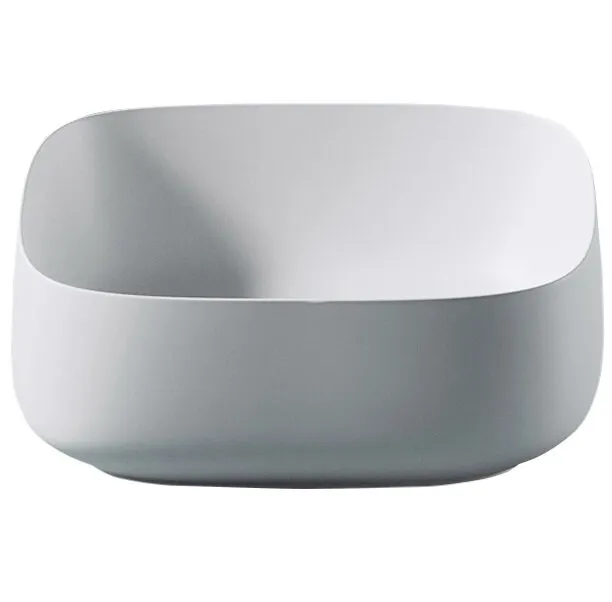 Товар: Раковина Artceram Cognac Quadro накладная без отверстий цвет белый матовый COL007 05 00 - фото 2 Раковина Artceram Cognac Quadro накладная без отверстий цвет белый матовый COL007 05 00 — фото 2, Раковины накладные