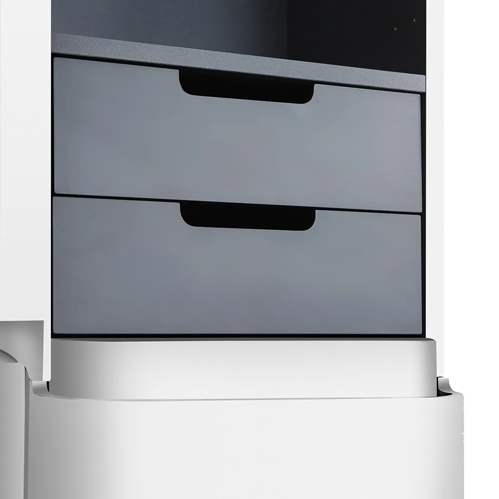 M30CHL0406WG Sensation, Шкаф-колонна, подвесной, левый, 40 см, двери, белый, глянцевая, шт — фото 3, Пеналы для ванной комнаты