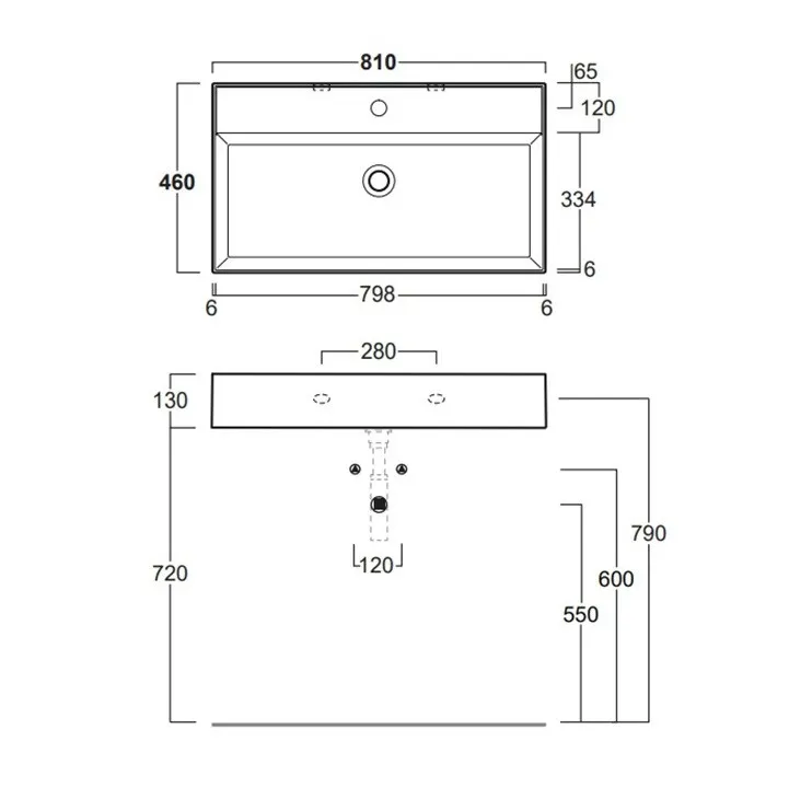 Раковина SIMAS AGILE подвесная или накладная с одним отверстием цвет темно-синий матовый AG81.NAVYMATT — фото 2, Раковины накладные