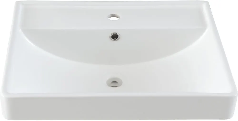 Товар: Раковина Aquanet Ирис 60 белая 00301803 - фото 6 Раковина Aquanet Ирис 60 белая 00301803 — фото 6, Раковины