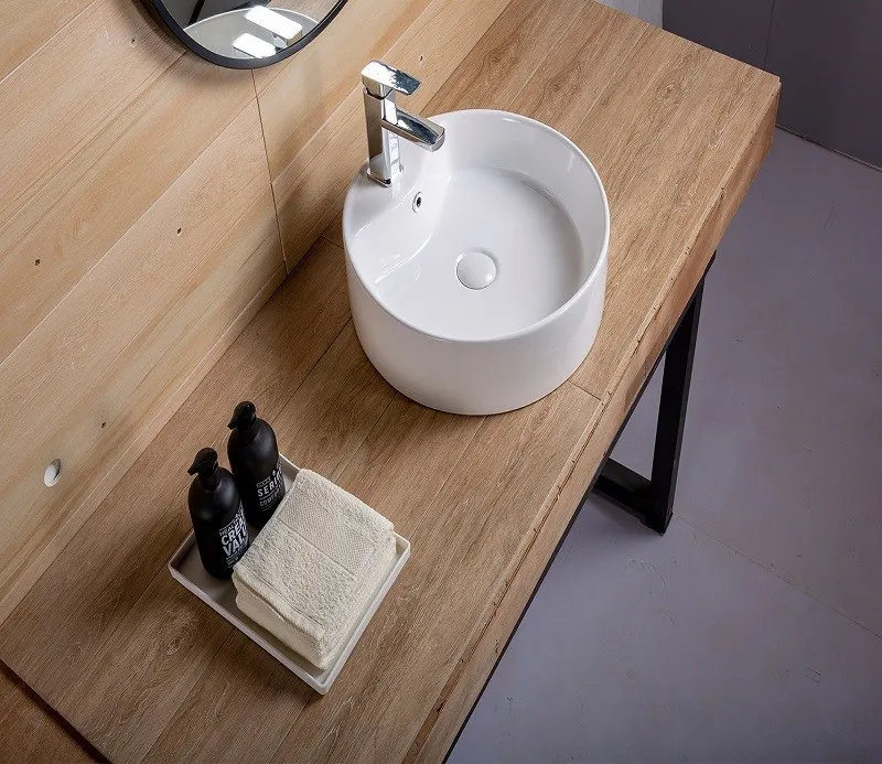 Товар: Умывальник CeramaLux 9008B - фото 2 Умывальник CeramaLux 9008B — фото 2, Раковины