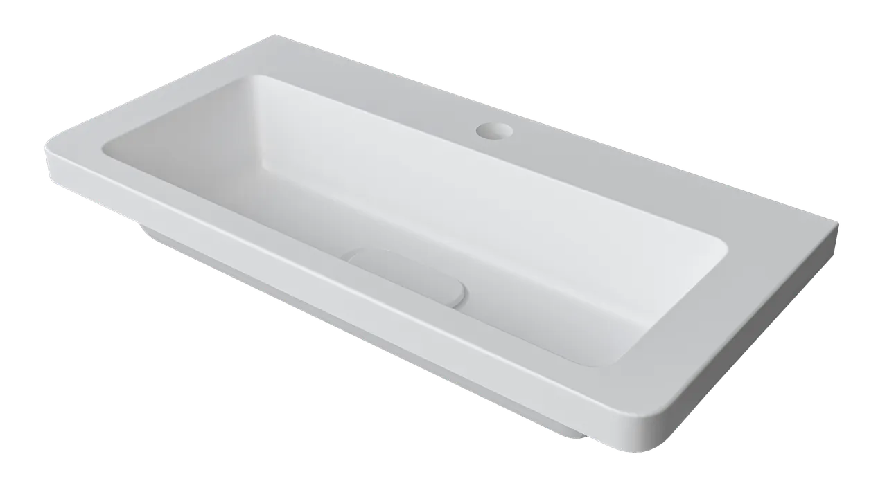 Раковина мебельная и на столешницу Modul Slim 70 4627173210911 — фото 2, Раковины накладные