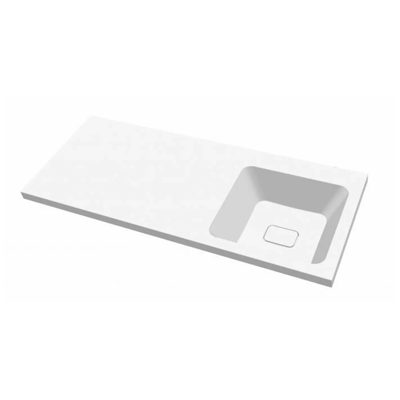 Товар: Раковина Kamilla 120, правая чаша, комплект кронштейнов rp.Kam.120R - фото 2 Раковина Kamilla 120, правая чаша, комплект кронштейнов rp.Kam.120R — фото 2, Раковины