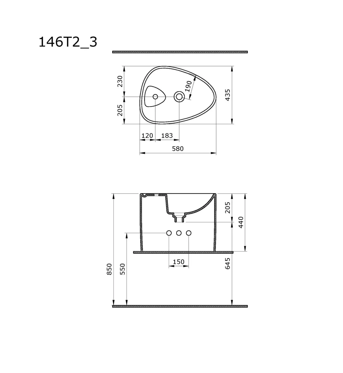 Товар: Раковина Ambassador Kingston 146T20003 (580*435*440) БЕЛАЯ - фото 3 Раковина Ambassador Kingston 146T20003 (580*435*440) БЕЛАЯ — фото 3, Раковины
