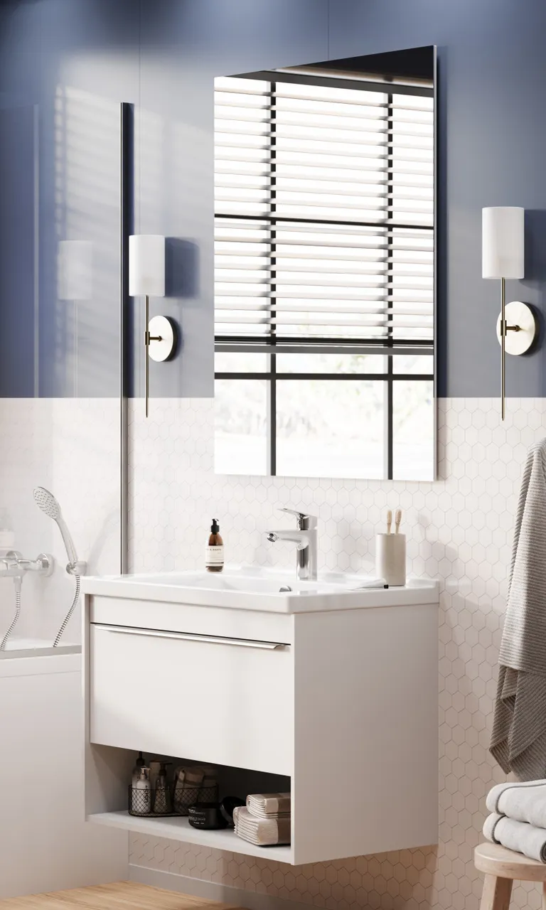 Зеркало АЛЬМА 80, прямоугольное 1A287802A3010 — фото 5, Зеркала в ванную комнату