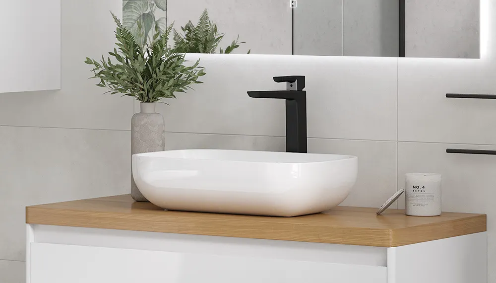 Столешница VELVEX Klaufs 1000 без отверстий, Invisible Line st.KLA.100 дуб французский — фото 3, Столешницы под раковину