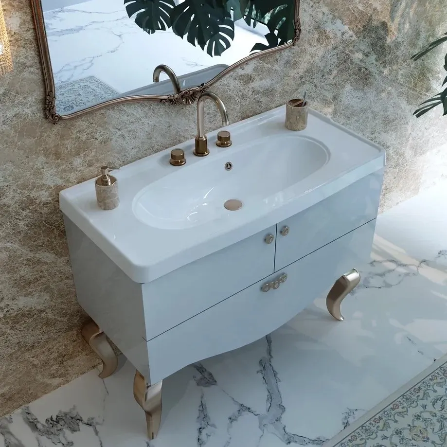 Товар: Раковина Paola Avrora 1000, белый - фото 5 Раковина Paola Avrora 1000, белый — фото 5, Раковины