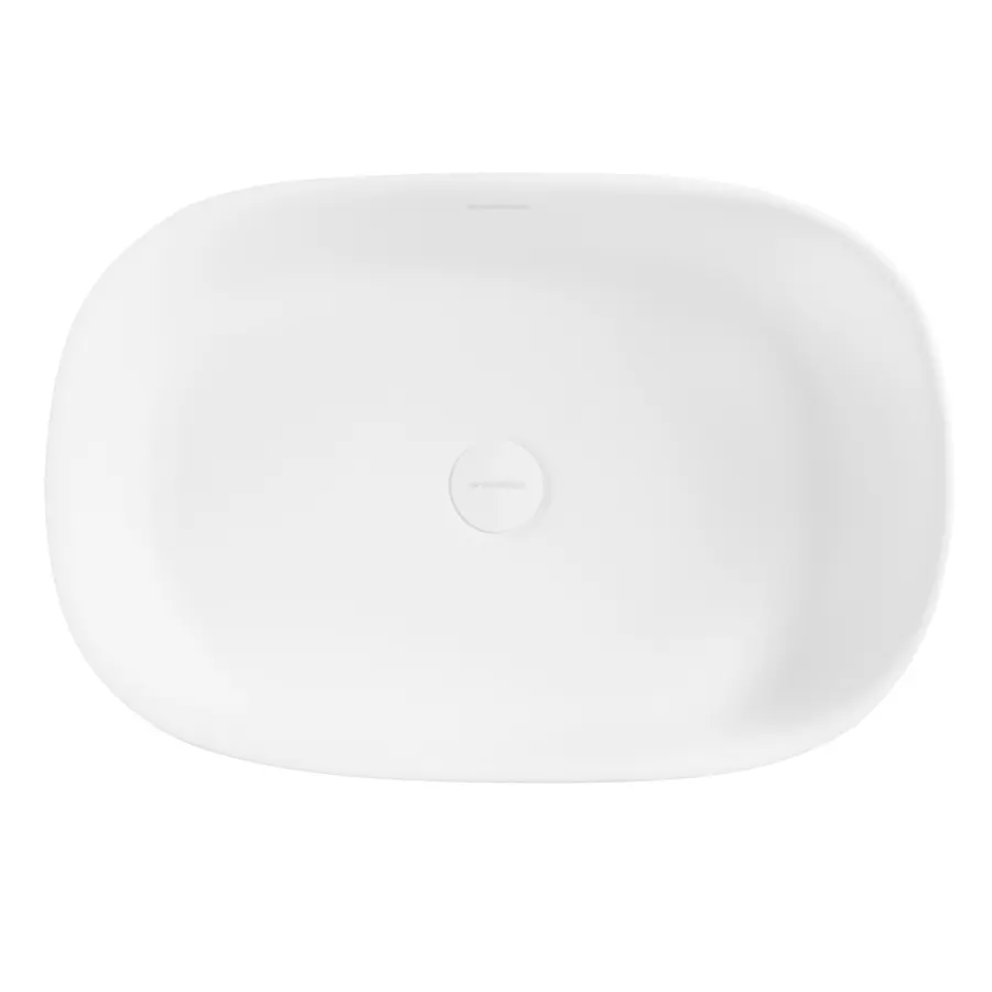 Раковина Conca 540 округлая, белый матовый, MonteBianco 12020 — фото 4, Раковины