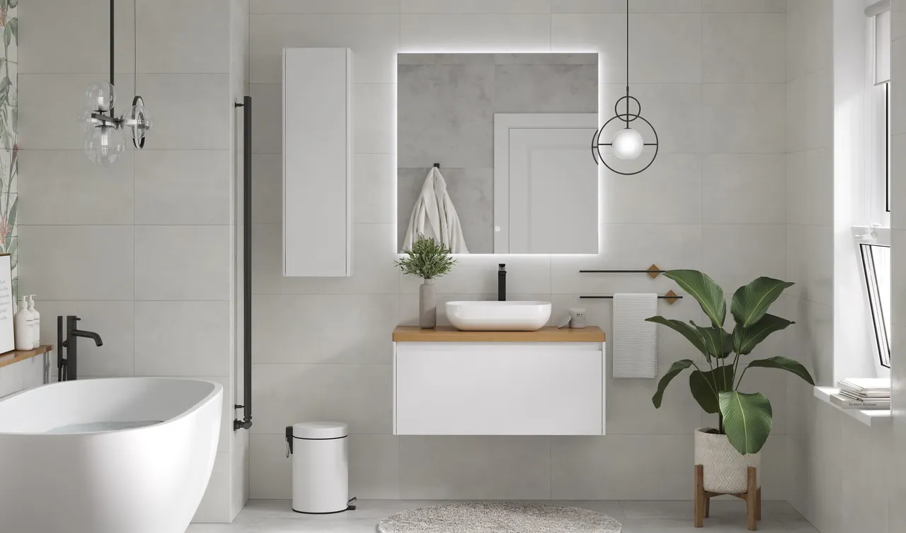 Столешница VELVEX Klaufs 1000 без отверстий, Invisible Line st.KLA.100 дуб французский — фото 5, Столешницы под раковину