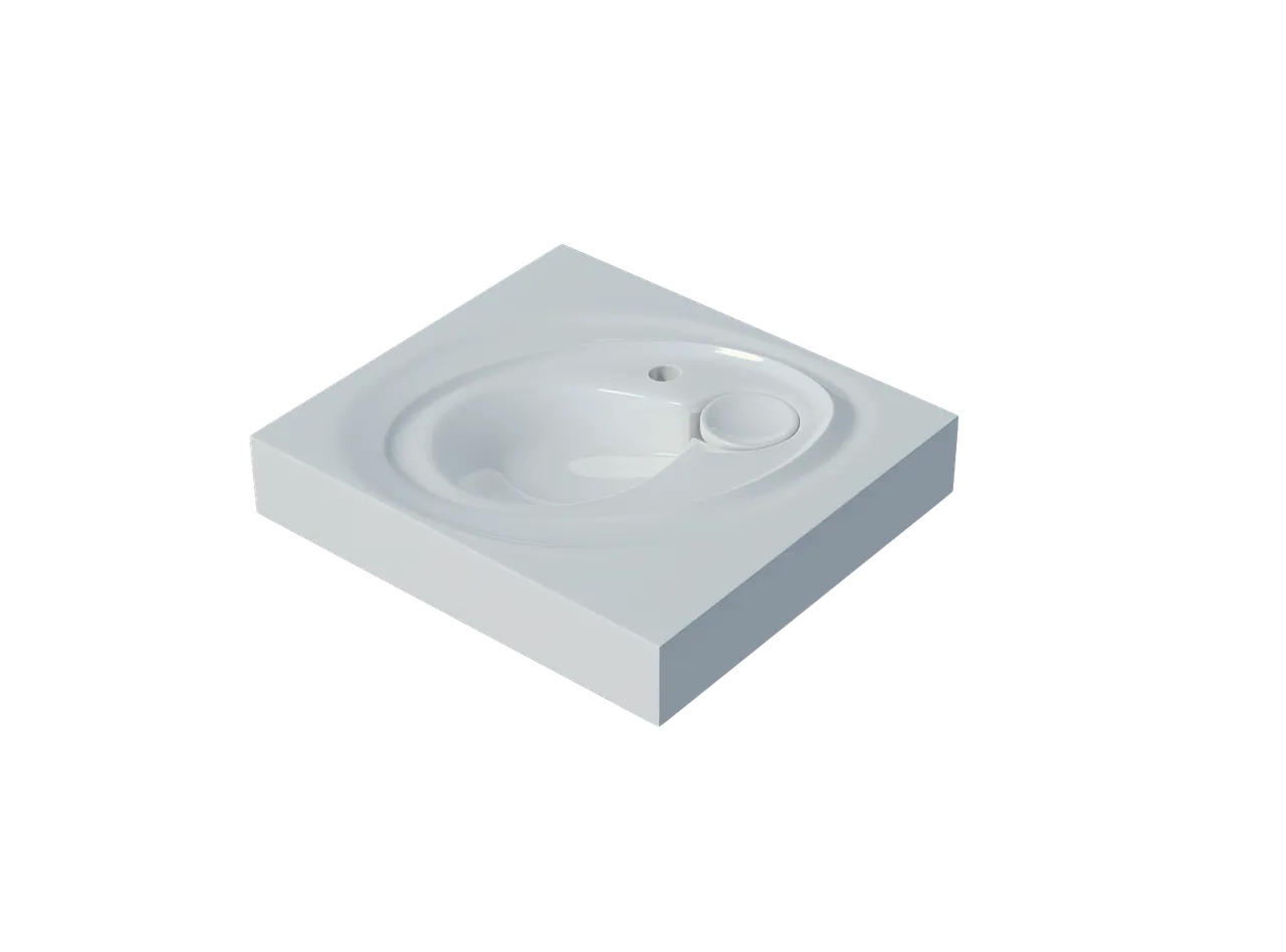 Раковина на стиральную машину Perla 55 4650002680920 — фото 1, Раковины на стиральную машину