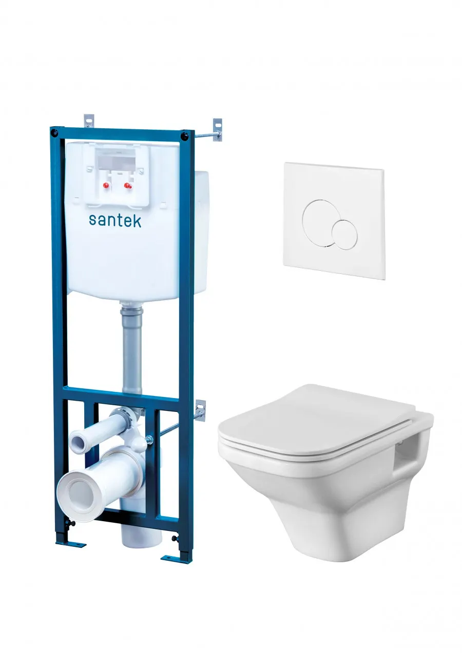 Товар: ПЭК ЛАЙН rimless (подв.унитаз+ инсталл.+сид.SC+белая кнопка двойного слива) САНТЕК 1WH501750 - фото 8 ПЭК ЛАЙН rimless (подв.унитаз+ инсталл.+сид.SC+белая кнопка двойного слива) САНТЕК 1WH501750 — фото 8, Инсталляции