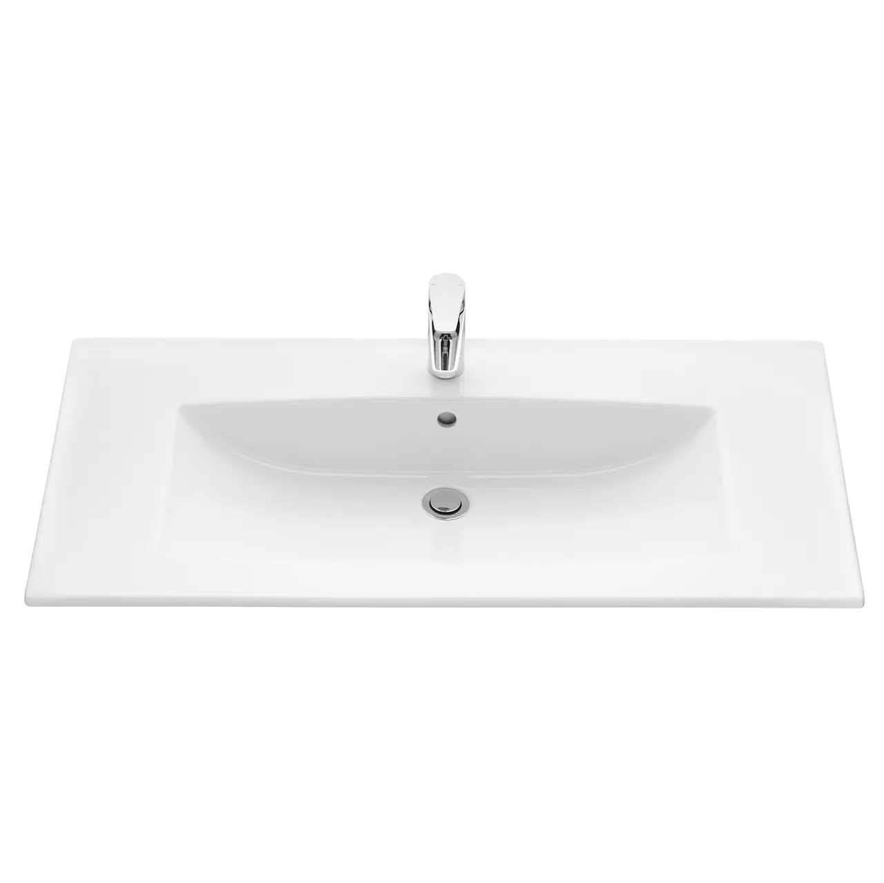 Товар: Раковина SANTEK Элина 100 мебельная белый (WH501627) - фото 1 Раковина SANTEK Элина 100 мебельная белый (WH501627) — фото 1, Раковины подвесные