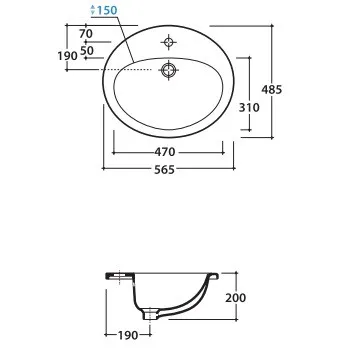 Товар: Раковина GLOBO LAVARREDO встраиваемая сверху с одним отверстием MINORI цвет белый VA017BI - фото 3 Раковина GLOBO LAVARREDO встраиваемая сверху с одним отверстием MINORI цвет белый VA017BI — фото 3, Раковины