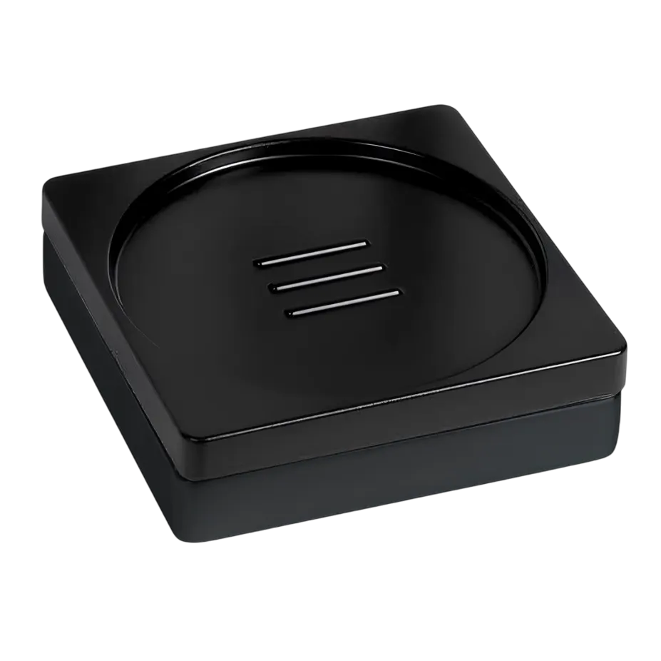 Мыльница COLOMBO DESIGN MINI Q B5040.GM настольная цвет графит матовый — фото 3, Мыльницы