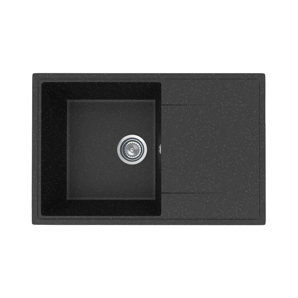 Товар: Кухонная мойка Maretti Kitchen KT735-BL, черный - фото 1 Кухонная мойка Maretti Kitchen KT735-BL, черный — фото 1, Кухонные мойки