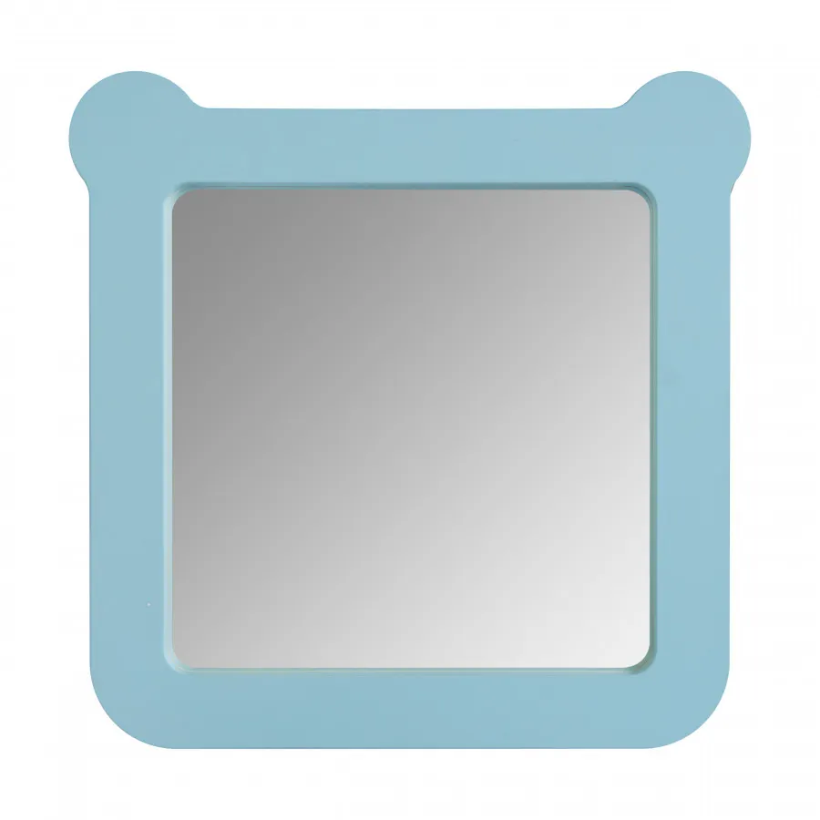 Товар: Зеркало КАСПЕР МИШКА, квадратное, голубой матовый 1A283402CR0E0 - фото 1 Зеркало КАСПЕР МИШКА, квадратное, голубой матовый 1A283402CR0E0 — фото 1, Зеркала в ванную комнату