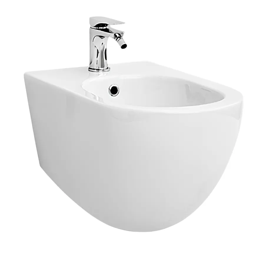 Биде Artceram File 2.0 подвесной с одним отверстием saniglaze цвет белый FLB003 01 00 — фото 3, Биде подвесные